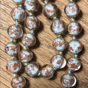 Venetian glass necklace & bracelet
